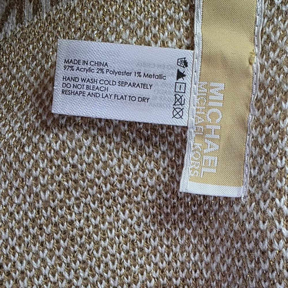 Michael Kors Women's Scarf & Wrap MK Signature Metallic